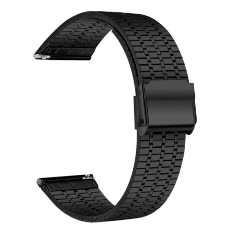 Kovový Premium řemínek pro Samsung Galaxy Watch 4 Classic 42mm / 46mm černý