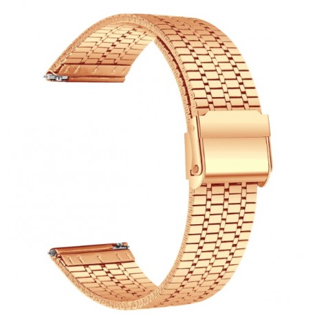 Kovový Premium řemínek pro Samsung Galaxy Watch 4 40mm / 44mm růžový