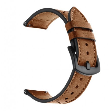 Kožený řemínek pro Amazfit Balance hnědý