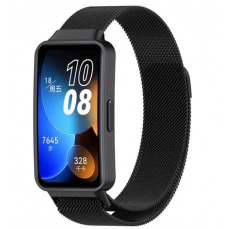 Řemínek Milánský tah pro Huawei Band 8 černý