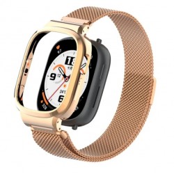 Řemínek Milánský tah pro Honor Watch 4 růžový