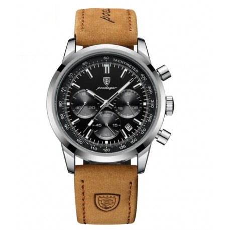 Pánské hodinky Poedagar PO-921 stříbrno-černé
