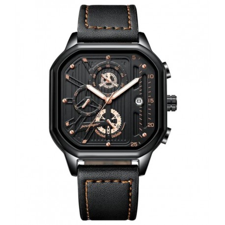 Pánské hodinky Poedagar PO-628 černo-zlaté