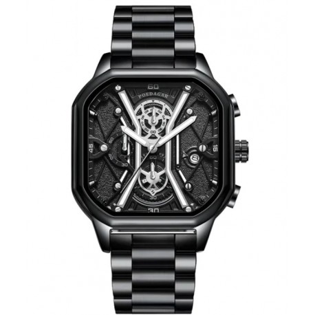 Pánské hodinky Poedagar PO-9221 černo-stříbrné
