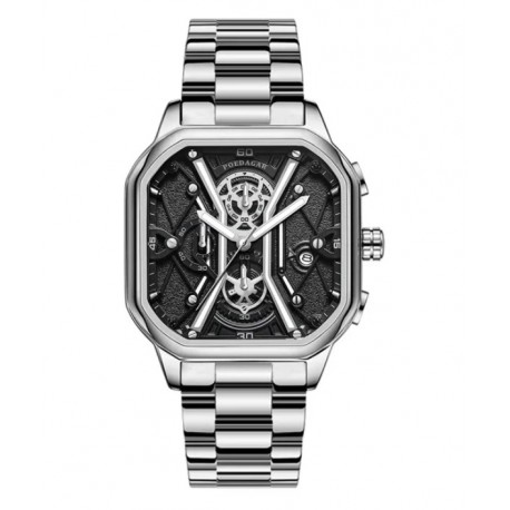 Pánské hodinky Poedagar PO-9221 černo-stříbrné