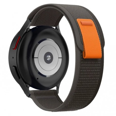 Trailový tah nylonový řemínek pro Garmin Vivoactive 2s černý/šedý