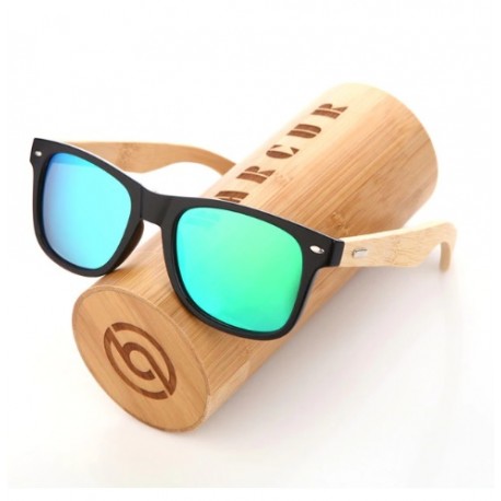 Dřevěné sluneční brýle BARCUR BC4175 zelené