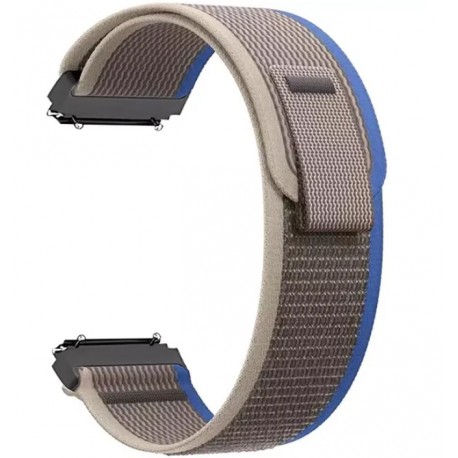 Nylonový řemínek Trailový tah pro Amazfit Active šedý/modrý