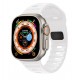Silikonový řemínek pro Apple Watch Ultra 2 49mm bílý