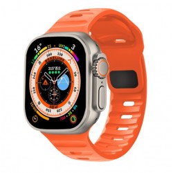 Silikonový řemínek pro Apple Watch Ultra 2 49mm oranžový