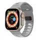 Silikonový řemínek pro Apple Watch Ultra 2 49mm šedý