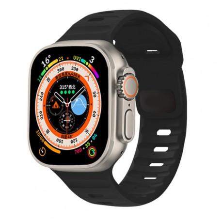Silikonový řemínek pro Apple Watch Ultra 2 49mm černý
