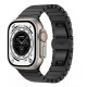 Kovový panelový řemínek pro Apple Watch Ultra 2 49mm černý