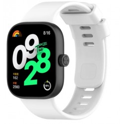 Silikonový řemínek pro Xiaomi Redmi Watch 4 bílý
