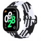 Nylonový řemínek pro Xiaomi Redmi Watch 4 černo-bílý