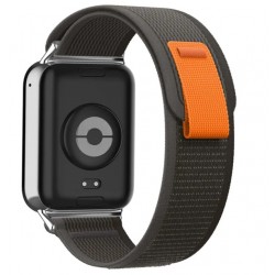 Nylonový řemínek Trailový tah pro Xiaomi Redmi Watch 4 černý/šedý