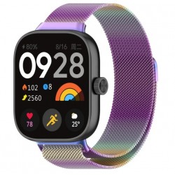 Řemínek Milánský tah pro Xiaomi Redmi Watch 4 duhový
