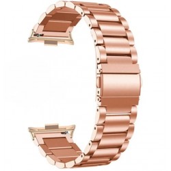 Kovový řemínek pro Huawei Watch Fit 3 růžový