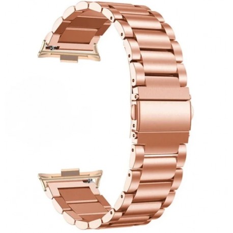 Kovový řemínek pro Huawei Watch Fit 3 růžový