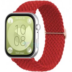 Nylonový řemínek pro Huawei Watch Fit 3 červený