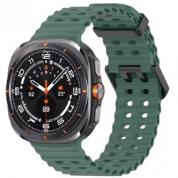 Silikonový řemínek pro Samsung Galaxy Watch Ultra 47mm zelený