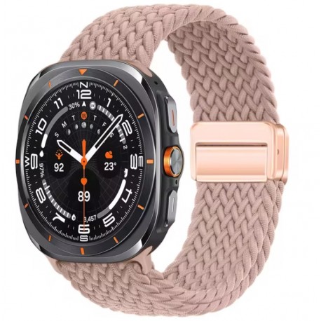Nylonový řemínek pro Samsung Galaxy Watch Ultra 47mm růžový