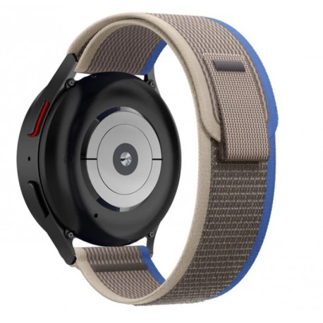 Nylonový řemínek Trailový tah pro Suunto Ocean šedý/modrý