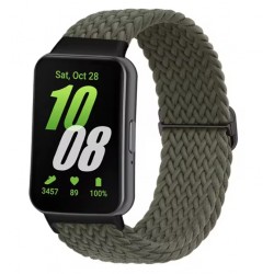 Nylonový řemínek pro Samsung Galaxy Fit 3 zelený