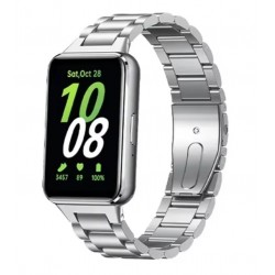 Kovový řemínek pro Samsung Galaxy Fit 3 stříbrný