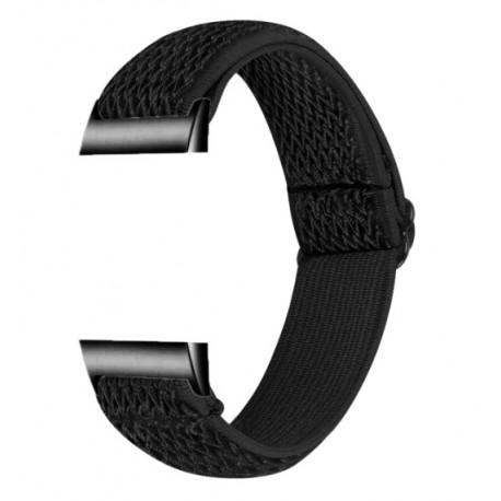Nylonový řemínek pro Fitbit Charge 6 černý