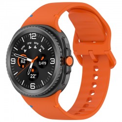 Techsuit silikonový řemínek pro Samsung Galaxy Watch 8 40mm / Watch 8 44mm / Watch 8 Classic 46mm oranžový