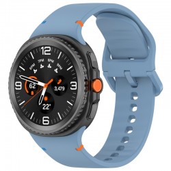 Techsuit silikonový řemínek pro Samsung Galaxy Watch 8 40mm / Watch 8 44mm / Watch 8 Classic 46mm světle modrý