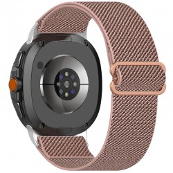 Nylonový řemínek pro Samsung Galaxy Watch 8 40mm / Watch 8 44mm / Watch 8 Classic 46mm růžový