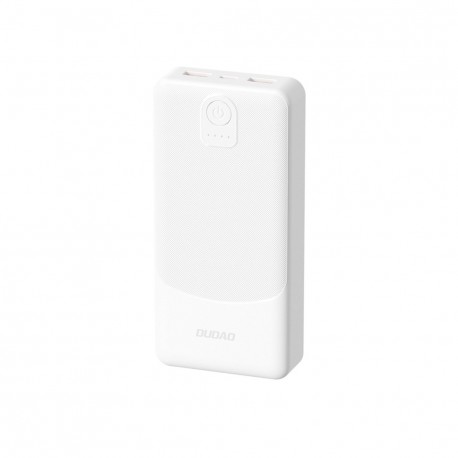Powerbanka Dudao K10 10000mAh 2,4A 2x USB-A bílá