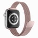 Milánský tah pro Apple Watch 1/2/3/4/5/6/7/8/9/10/SE/SE 2 (38/40/41/42mm) růžový
