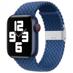 Nylonový řemínek pro Apple Watch 1/2/3/4/5/6/7/8/9/10/SE/SE 2 (38/40/41/42mm) modrý