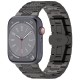 Kovový řemínek Premium pro Apple Watch 1/2/3/4/5/6/7/8/9/10/SE/SE 2 (38/40/41/42mm) černý