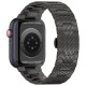 Kovový řemínek Premium pro Apple Watch 1/2/3/4/5/6/7/8/9/10/SE/SE 2 (38/40/41/42mm) černý