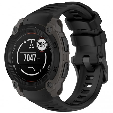 Techsuit silikonový řemínek pro Garmin Instinct E 40mm černý