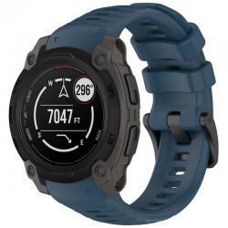 Techsuit silikonový řemínek pro Garmin Instinct E 45mm navy blue