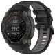 Techsuit silikonový řemínek pro Garmin Instinct 3 45mm černý / šedý