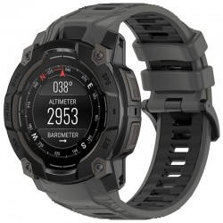Techsuit silikonový řemínek pro Garmin Instinct 3 50mm šedý