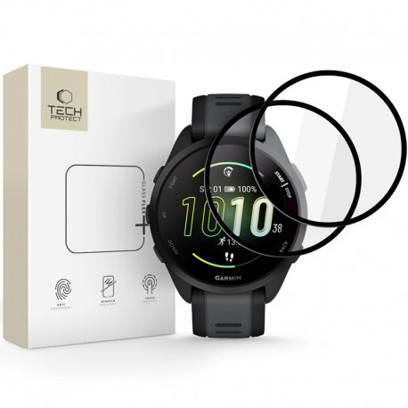 Hybridní sklo Tech-Protect Glass Flex+ 2-pack pro Garmin Forerunner 165