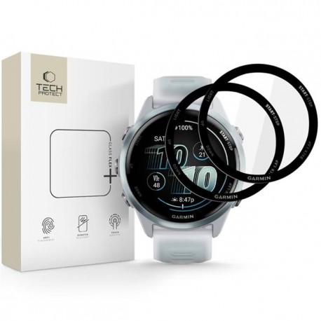 Hybridní sklo Tech-Protect Glass Flex+ 2-pack pro Garmin Forerunner 570 42mm
