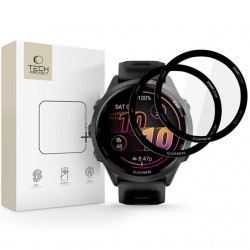 Hybridní sklo Tech-Protect Glass Flex+ 2-pack pro Garmin Forerunner 970 / 570 47mm černé