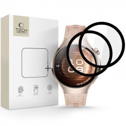 Hybridní sklo Tech-Protect Glass Flex+ 2-pack pro Huawei Watch 5 46mm černé