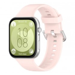 Techsuit W061 silikonový řemínek pro Huawei Watch Fit 3 / Fit 4 / Fit 4 Pro růžový