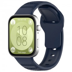 Techsuit W050 silikonový řemínek pro Huawei Watch Fit 3 / Fit 4 / Fit 4 Pro modrý