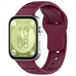 Techsuit W050 silikonový řemínek pro Huawei Watch Fit 3 / Fit 4 / Fit 4 Pro červený