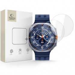 Tvrzené sklo Tech-Protect Glass Fit+ 2-pack pro Samsung Galaxy Watch Ultra 47mm